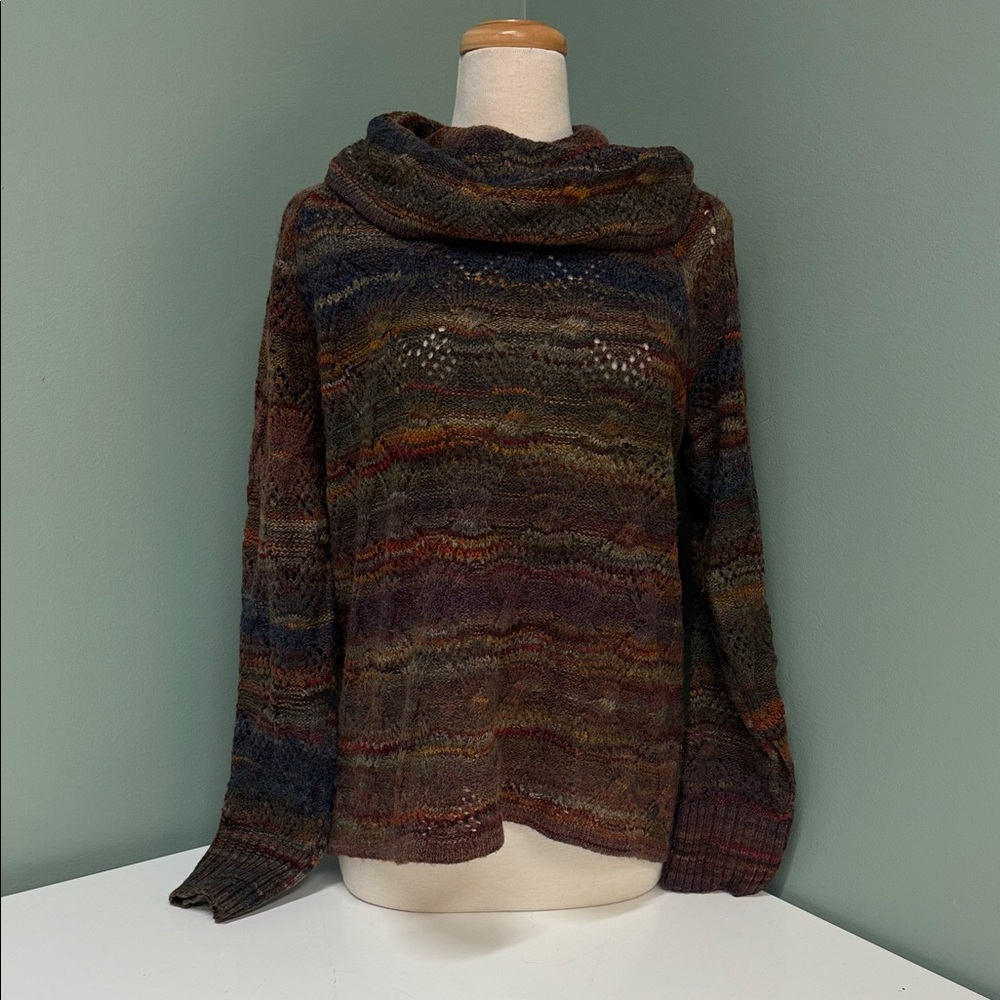 Royal Robbins Multicolor Cowl Neck Sweater